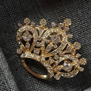 Vintage Crown With Rhinestones